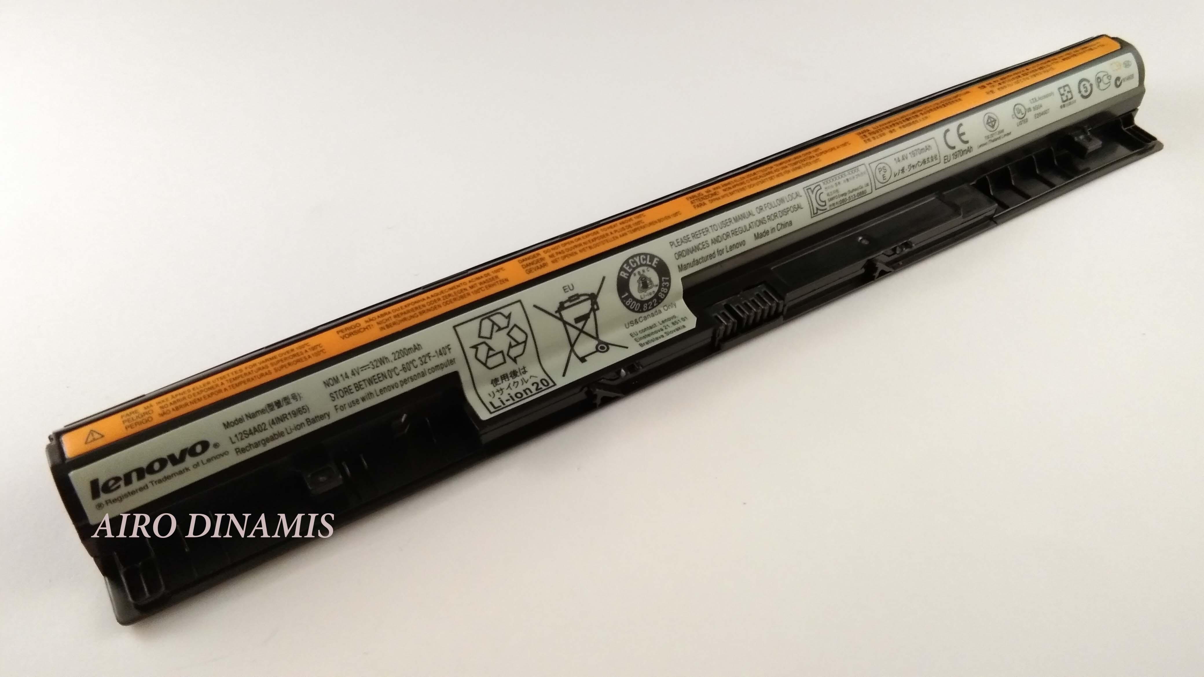 Baterai Laptop Original Lenovo IdeaPad Touch G400s G405s G500s G505s G40 G40-30 G40-45 G40-70 G40-80 G50-45 Z40-70 L12S4A02