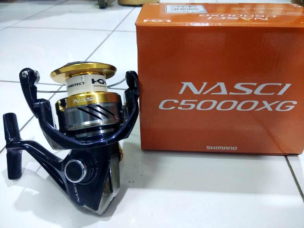 Reel Spinning Shimano Nasci C5000XG 5 Bearings Max Drag 11 Kg