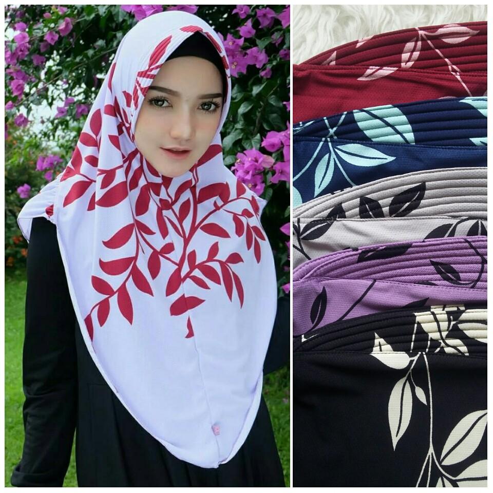 Hijab Lazmy Instan / Bergo ped antem / Jilbab Syari (Kodian min 16-70pc)