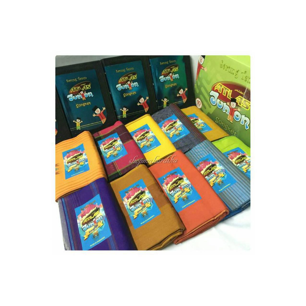 Original - Sarung Atlas Junior Songket (Isi 10pcs)