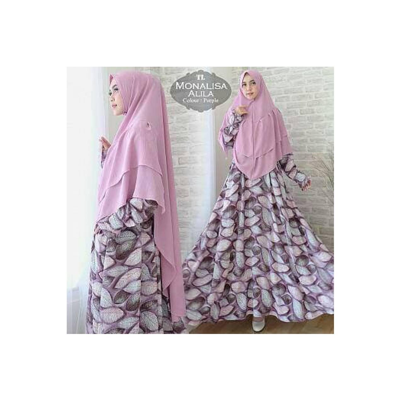 GAMIS PREMIUM ALILA SYARI PURPLE BAJU HIJABERS