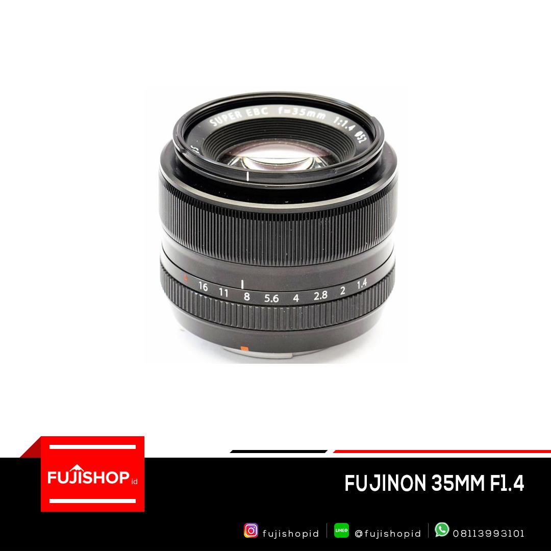 Lensa Kamera Fujifilm Fujinon Xf 35mm Warna Hitam