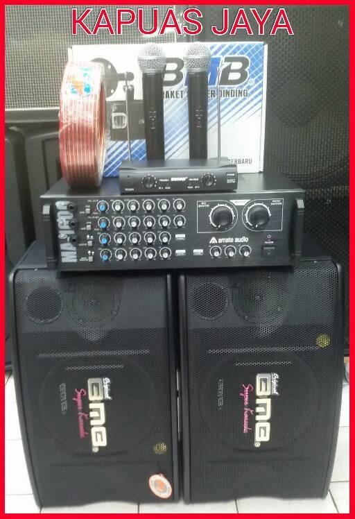 Original Paket Karaoke Amplifier AMATE AUDIO+BMB Speaker(10Inch)