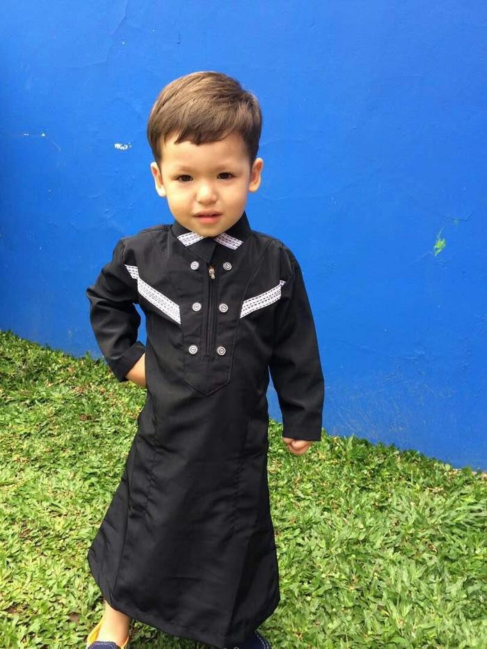 Super Murah! koko anak gamis anak pria warna hitam Murah!