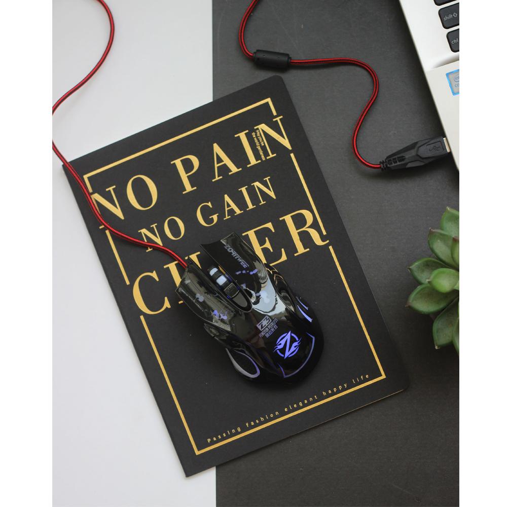 Mouse Gaming Kabel Zornwee Dengan Lampu Untuk Komputer Laptop PC Zornwee Gaming Mouse Hitam