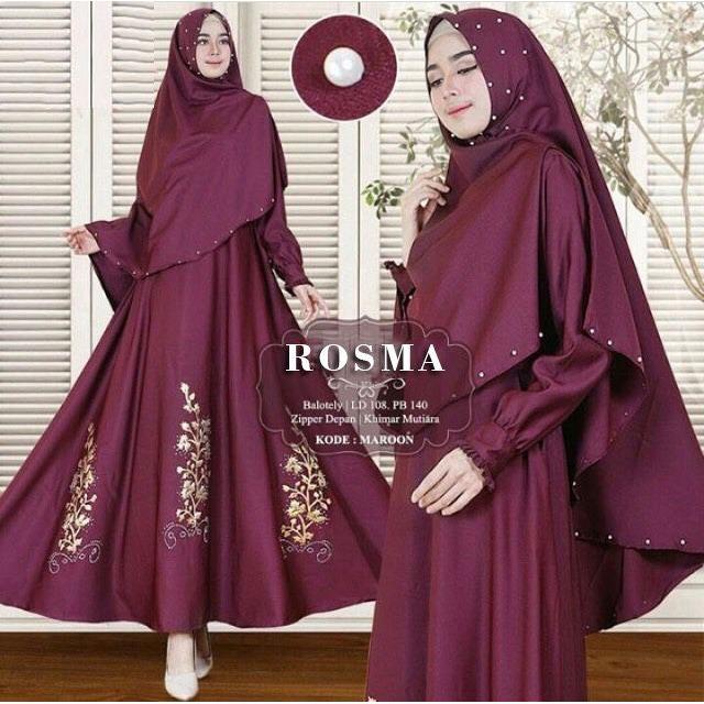 Lolypolyy Gamis Syari Rosma - Dress Muslimah / Fashion Muslim / Baloteli / Hijab / maxi