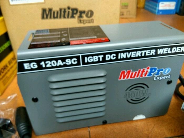 Promo multipro EG 120A-SC Expert mesin las watt kecil 450w IGBT inverter Original
