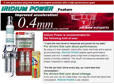 Busi Iridium Power DENSO utk VOLVO