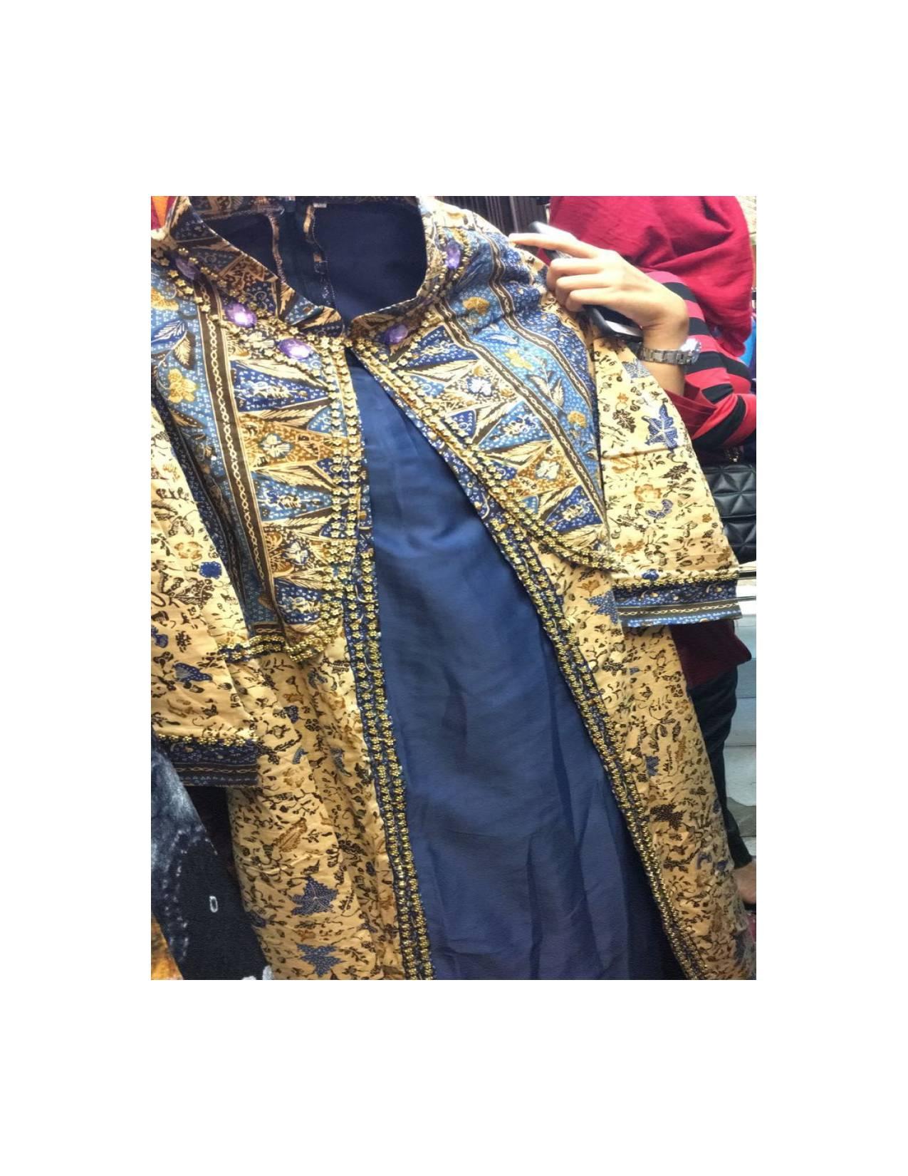 gamis panjang kain batik jupri full payet palembang original jumbo