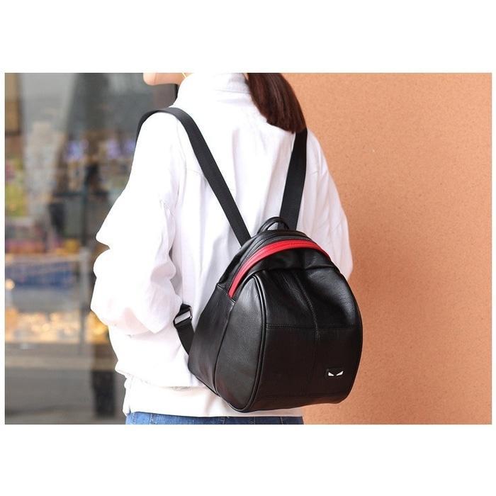 Backpack FENDI GUCCI hitam - Tas ransel wanita kulit impor murah TFM20 - Fashion Wanita - Aksesoris Wanita Kece - Tas Ransel Wanita - Tas Ransel Murah Kece - Tas Terbaru - Tas Bahu Wanita