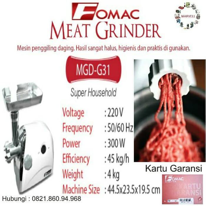 PROMO!!! electric- meat grinder/mesin giling daging fomac MGD-G31 - BH3VaB