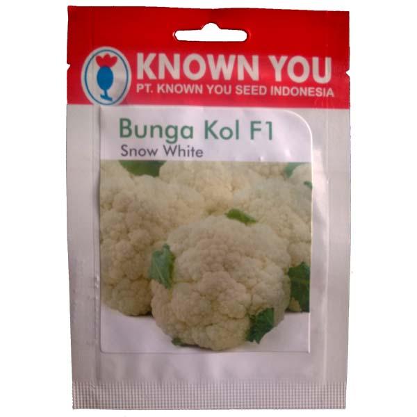 Known You Seed Snow White - Benih Bunga Kol F1-5 gram