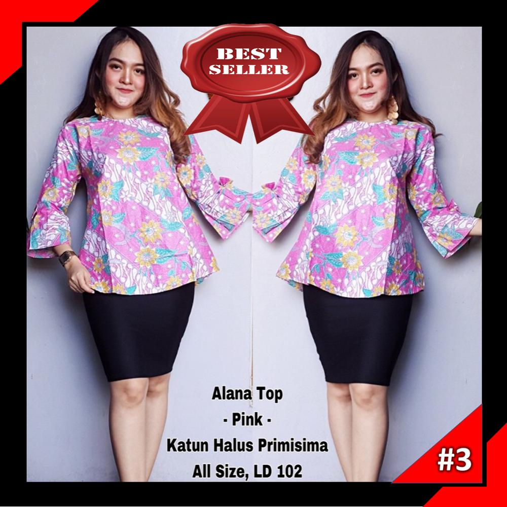ATASAN BLOUSE BATIK BLOUSE BATIK WANITA BATIK PEKALONGAN BATIK WANITA MODERN