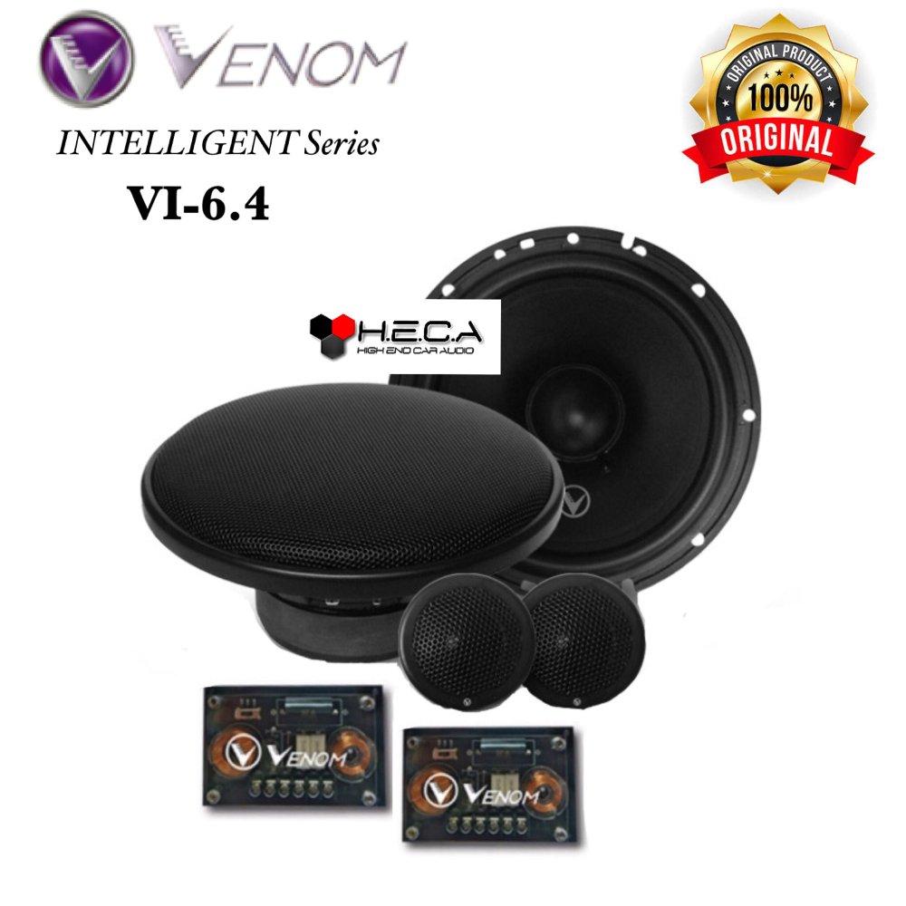 VENOM Intelligent VI-6.4 VI6.4 Speaker Split 2-Way Component Set Mobil