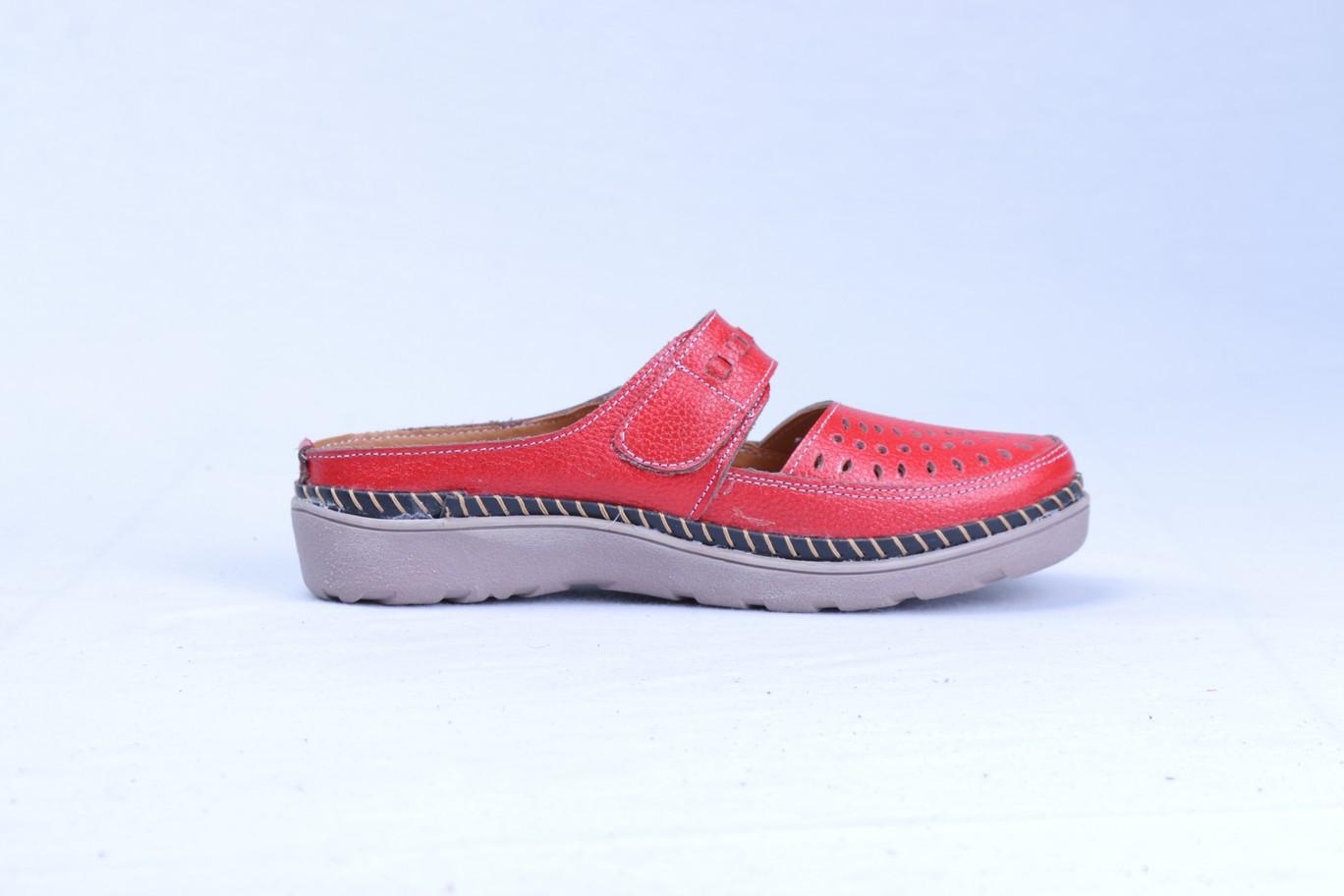 Sandal Wanita Kulit Asli SW-01 - Merah