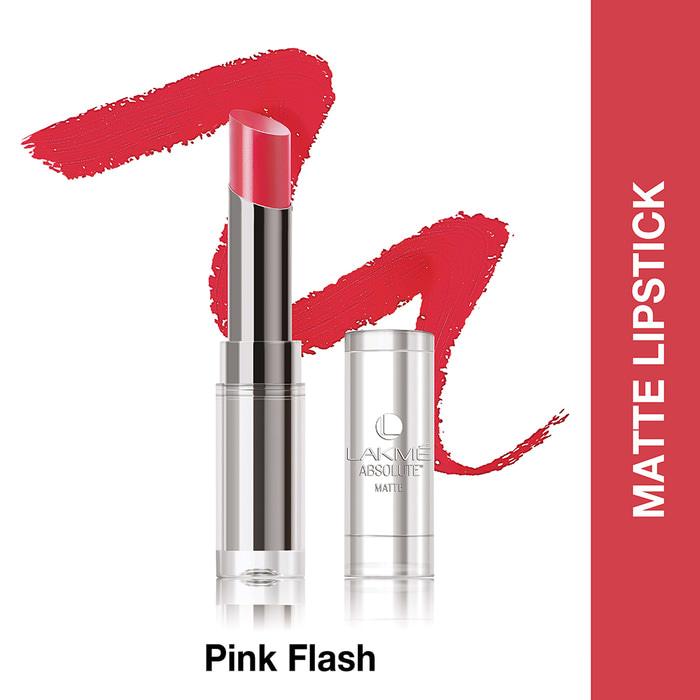 Lakme Absolute Reinvent Sculpt New Hi-Definition Matte Lipstick Pink Flash