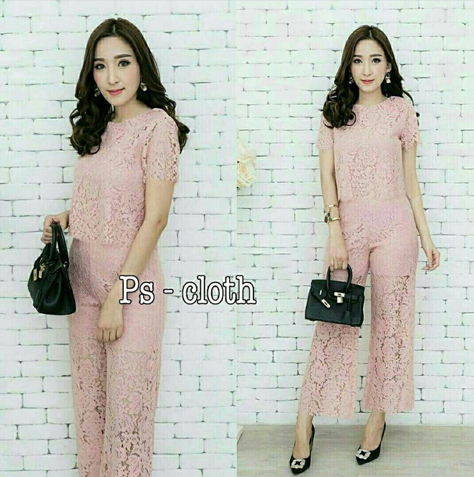 Honeyclothing Baju Setelan Brukat Wanita Nici / Baju Baju Murah / Pakaian Terbaru / Baju Brukat Terkini