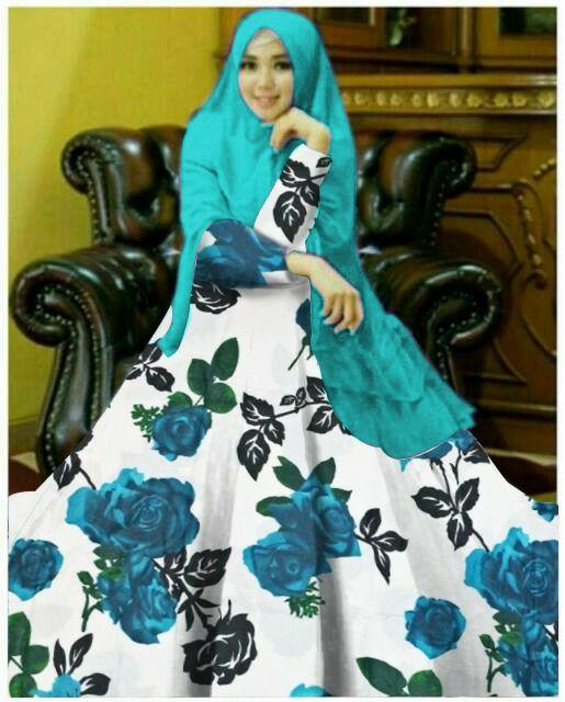 BAJU MUSLIM GAMIS MAXI SYARI BUSUI KATUN JEPANG BIG SIZE JUMBO XXL PLUS KHIMAR
