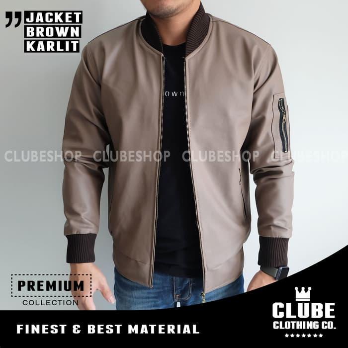 jaket bomber pria / jaket cowok / jaket motor / jaket kulit pria TERMURAH