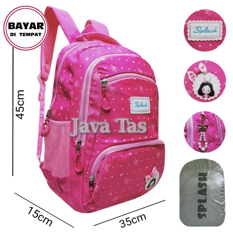Java Tas Ransel New Splash Tas Pria Tas Wanita Tas Ransel Pria Tas Ransel Wanita Tas Ransel Anak Tas Anak Sekolah Import Tas Sekolah Murah Tas Laptop Tas Punggung Tas Sekolah Import Fanta + Raincover