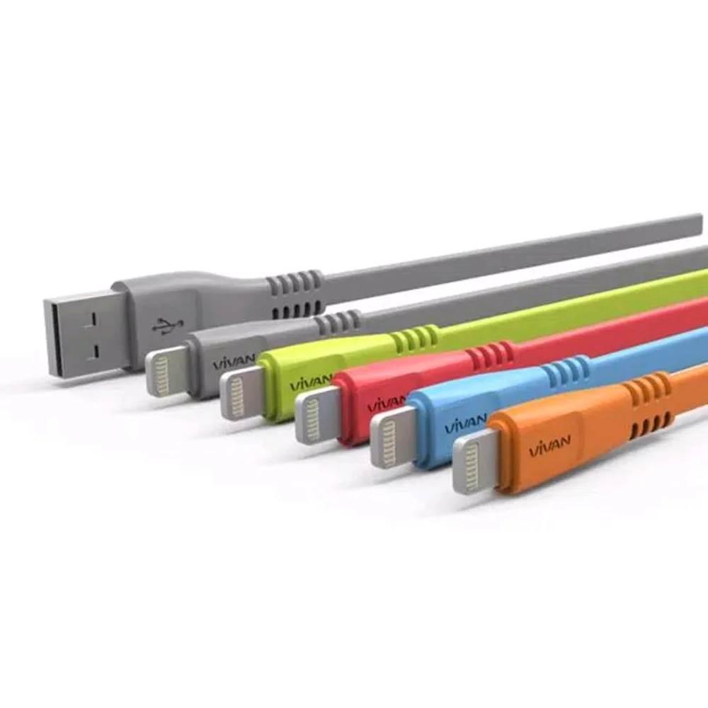 KABEL DATA VIVAN CSL 100S FOR IPHONE 5 6 78 ORIGINAL VIVAN