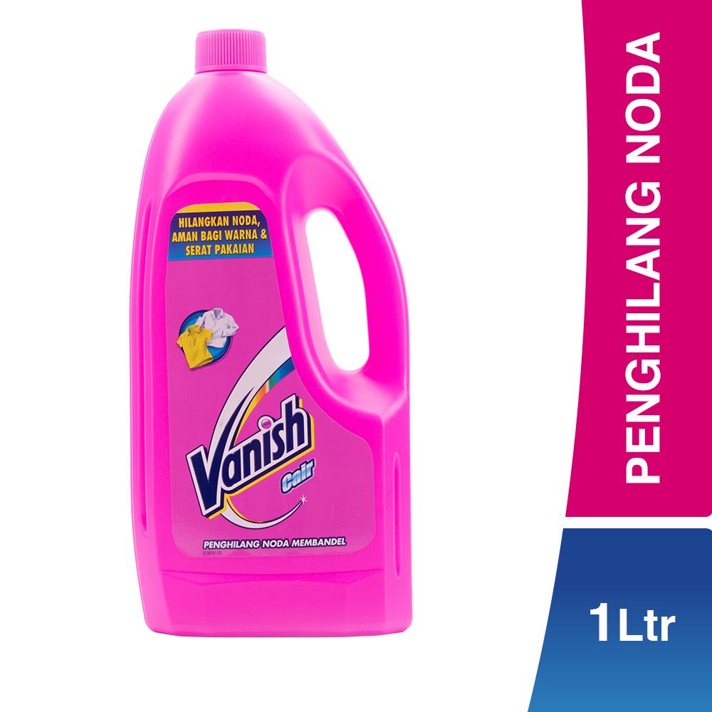 Vanish Cair (Pink) - Botol 1L - Penghilang Noda pada Pakaian