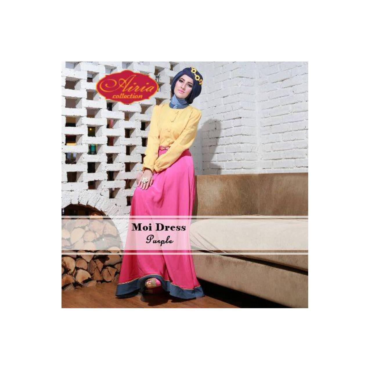 Rana Moi Dress/Gamis Pesta/Baju Muslim Couple