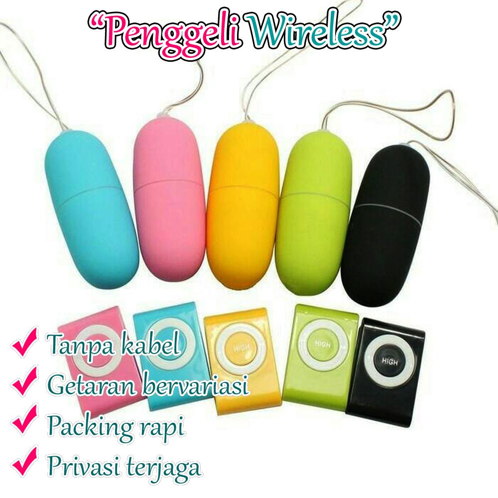 Alat Pijat Elektrik - Egg Vibrator WIRELLES Mini Pijat Tubuh Elektrik Multifungsi dengan Remote - Alat Penghilang Rasa Pegal