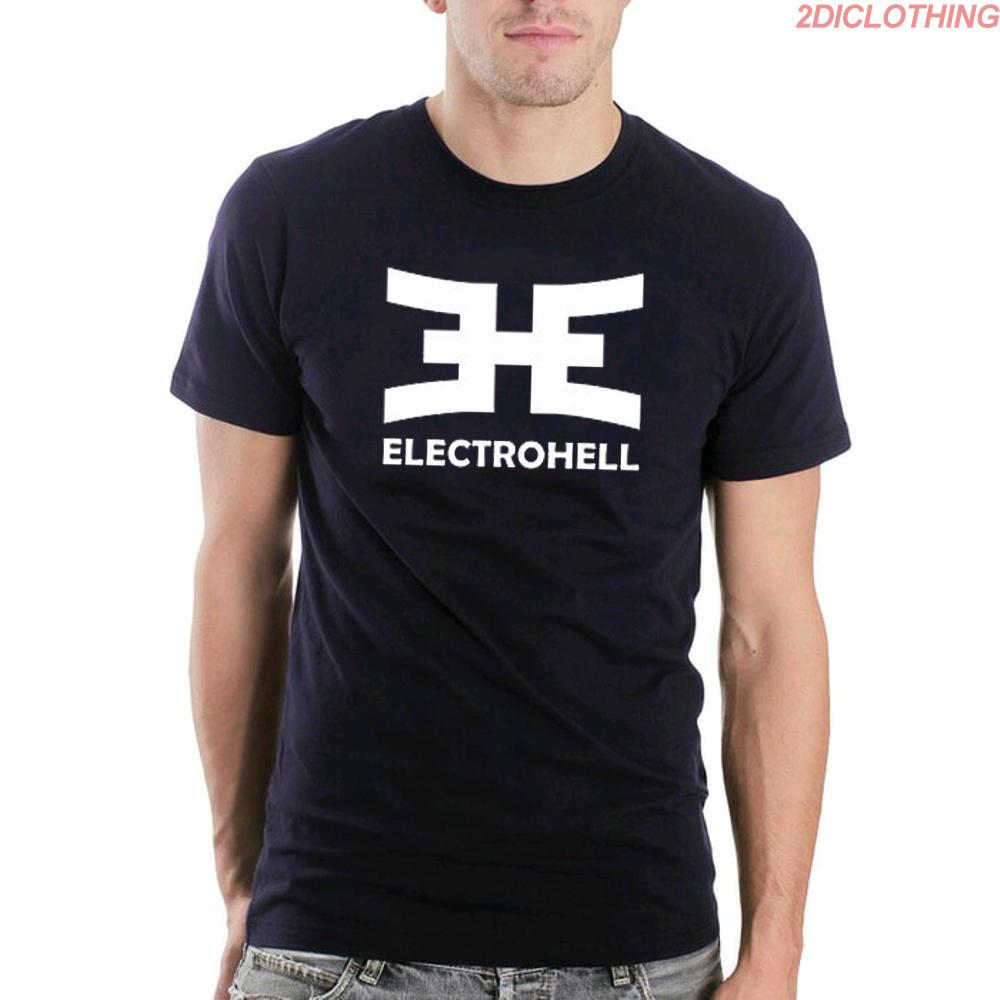 Kaos Distro ELECTROHELL - Black Tshirt Premium 2diclothing