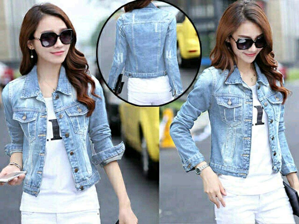 Jaket Jeans Wash Felicia 2Warna di lapak Toko Kembar Tanah Abang rinymangiwa