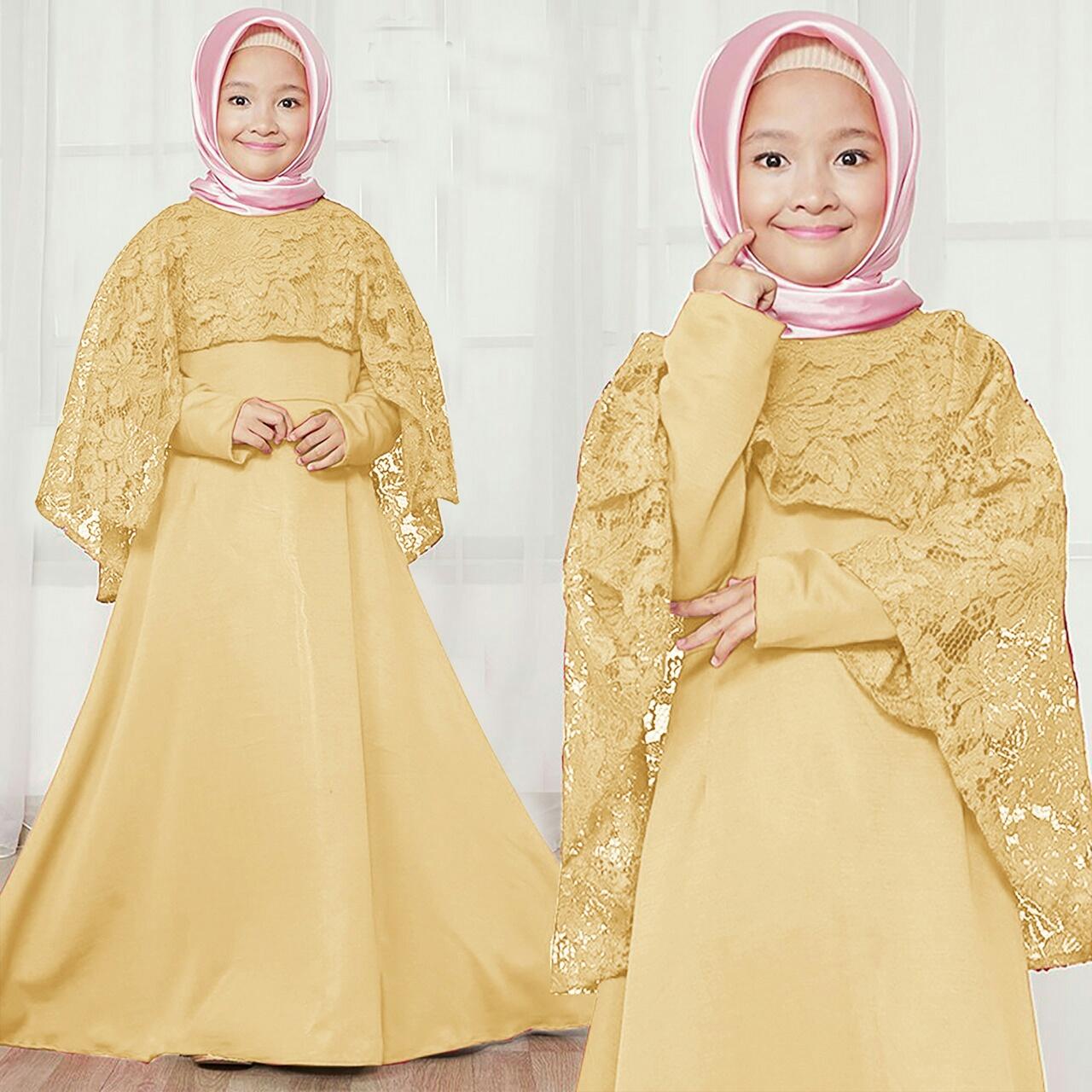 Elia Baju Gamis Anak Anak 9-12thn Fashion Terbaru Wanita Fashion