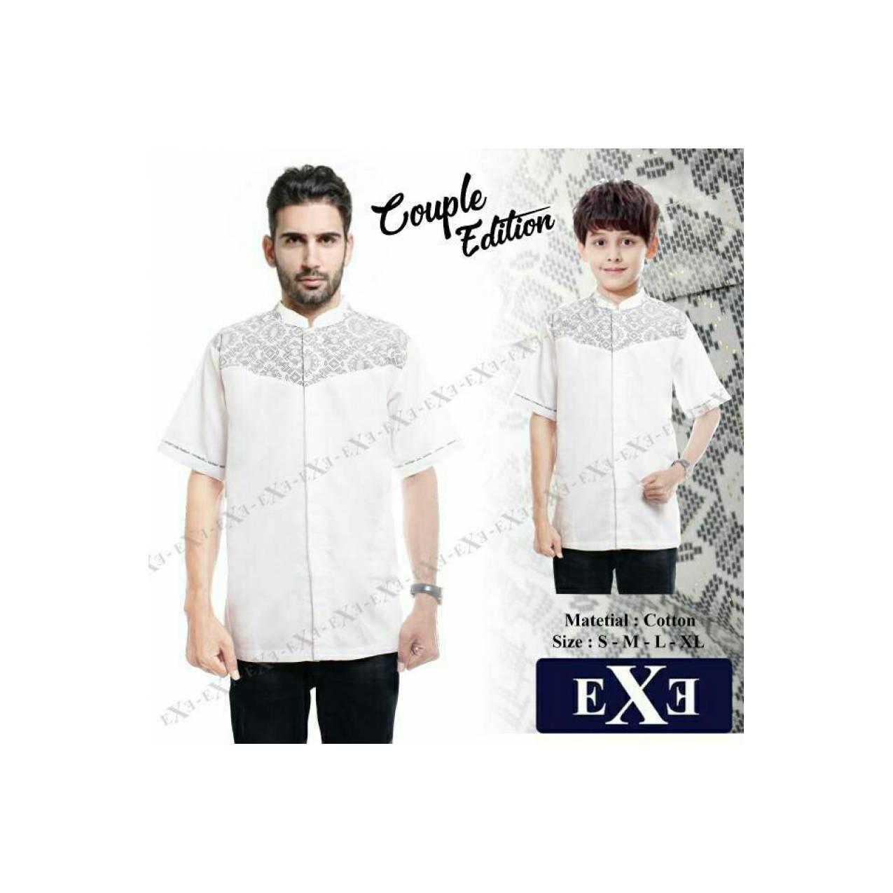 baju koko couple exe ayah dan anak