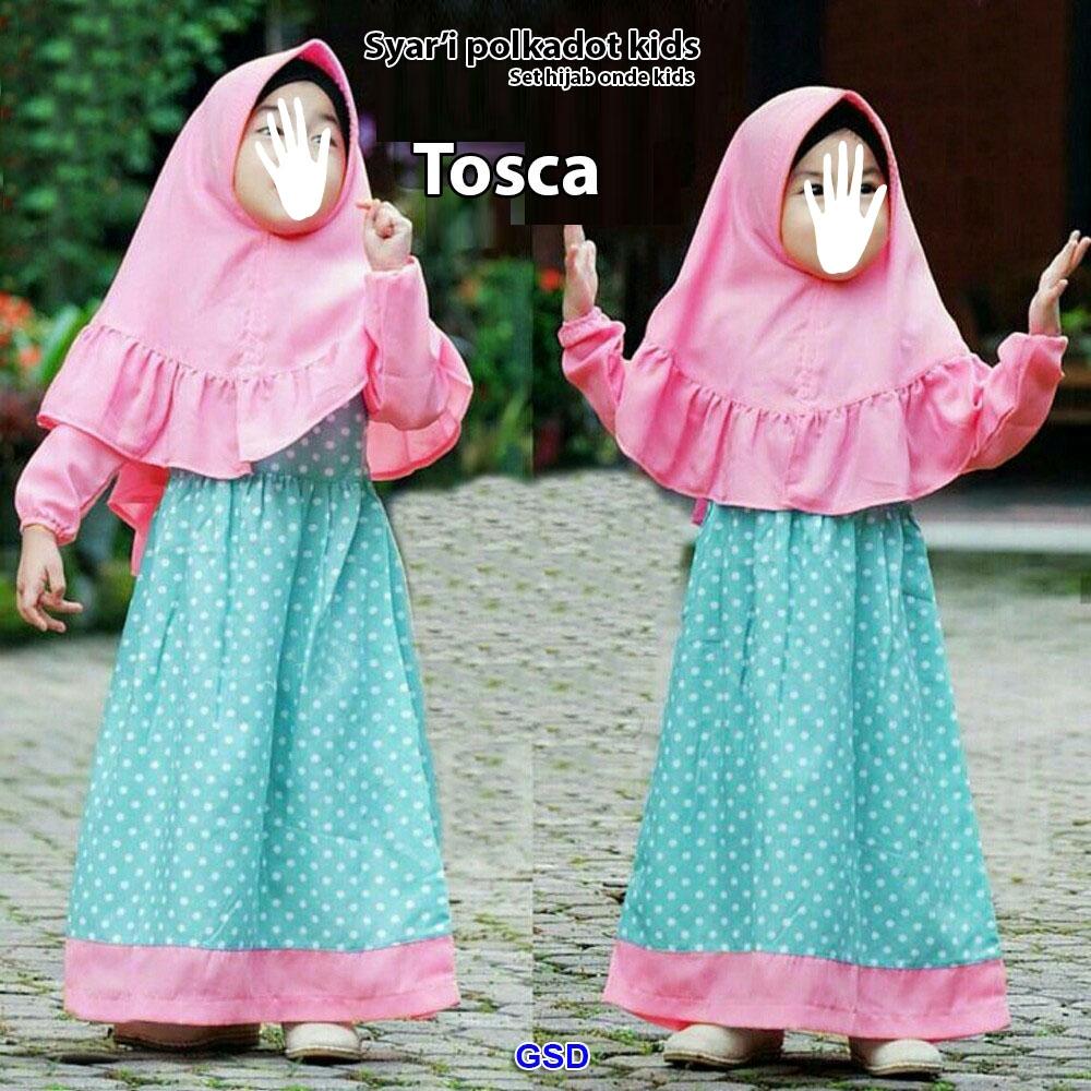 GSD - Baju Muslim Anak / Baju Anak/ Gamis Anak / Hijab Anak SYARII ONDE