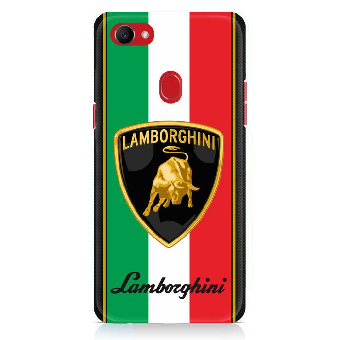 Casing Hardcase Oppo F7 Motif Lamborghini Logo X3093