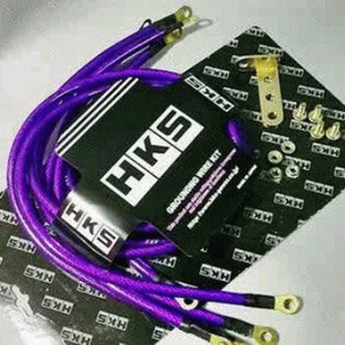 Hks Kabel Grounding / Kabel Ground Hks UNGU...Berkualitas