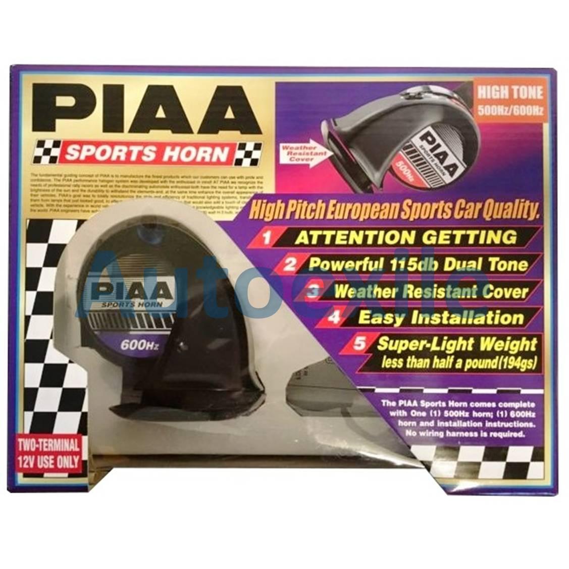 PIAA Sports Horn High Tone 500hz 600hz 12V Made in Japan Sport Horn Klakson Keong Suara Kencang Nyaring Buat Motor Mobil