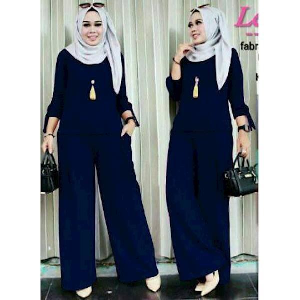 Promo Hari Ini SET LAVINDA TERRY NAVY Untuk Lebaran