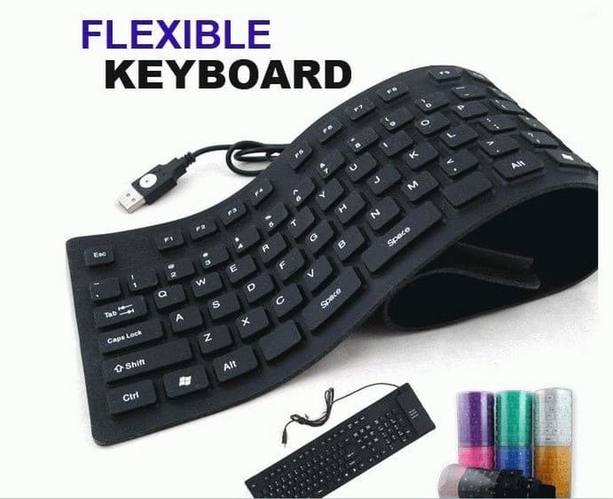 keyboard fleksibel / keyboard fleksibel untuk laptop / keyboard fleksibel mini / keyboard fleksibel wireless / keyboard flexible jogja / keyboard flexible surabaya / (DB022) Keyboard Flexible Kecil Waterproof Keyboard Lipat Silikon DISKON MURAH!!!