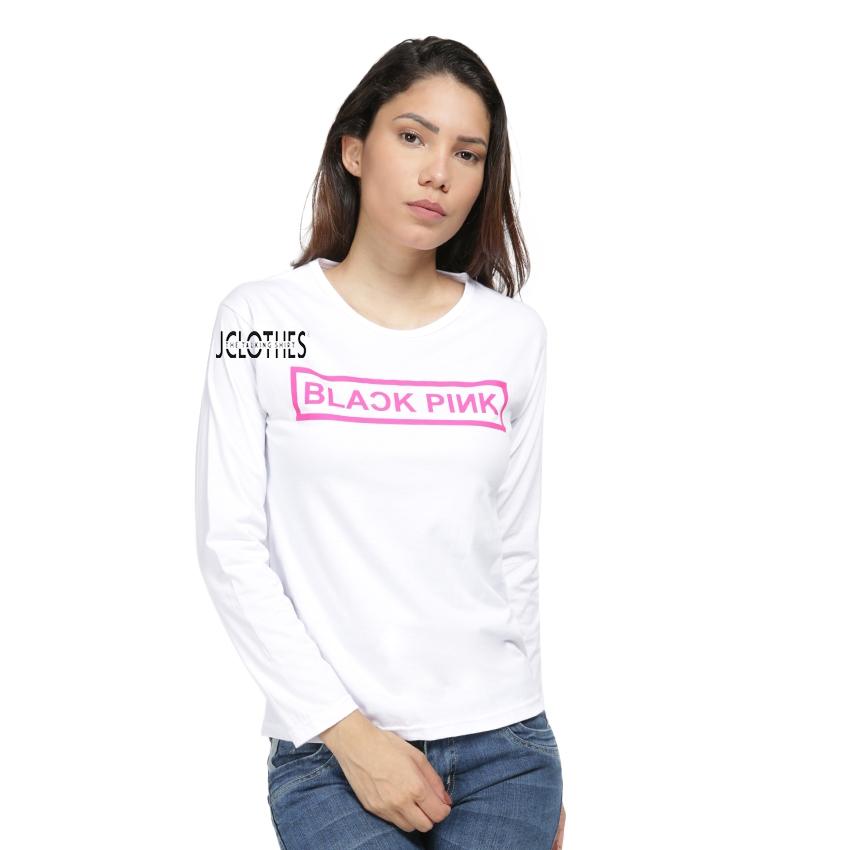 JCLOTHES Tumblr Tee / Kaos Cewe / Kaos Lengan Panjang Wanita Blackpink