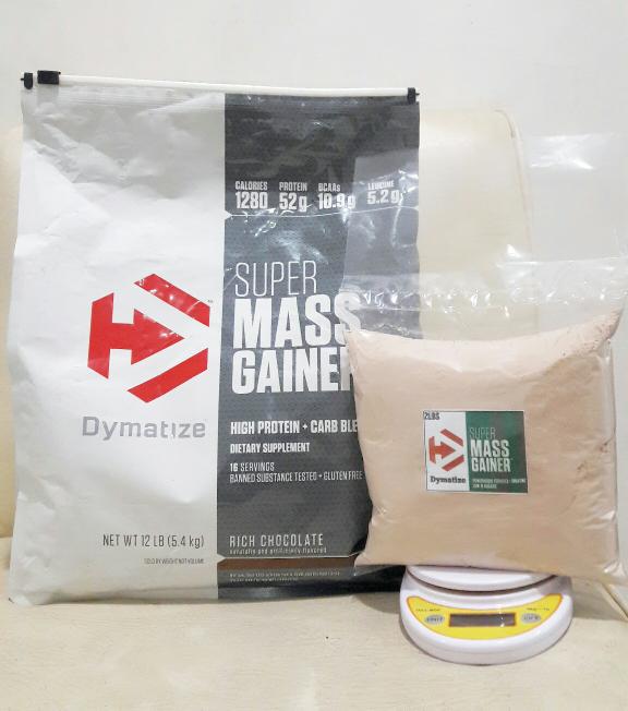Promo Suplemen Fitnes Dymatize Supermass Ecer / Eceran Murah Di Surabaya original