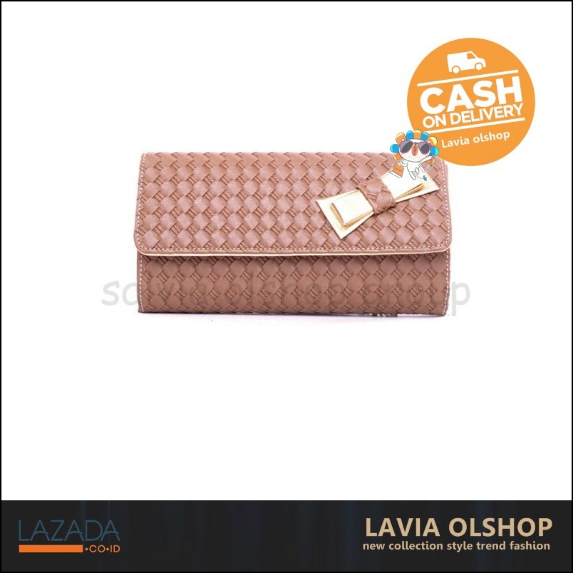 Fashion Dompet Wanita  Lucu Dan Modis Model Terbaru HRI 6022 - Coklat