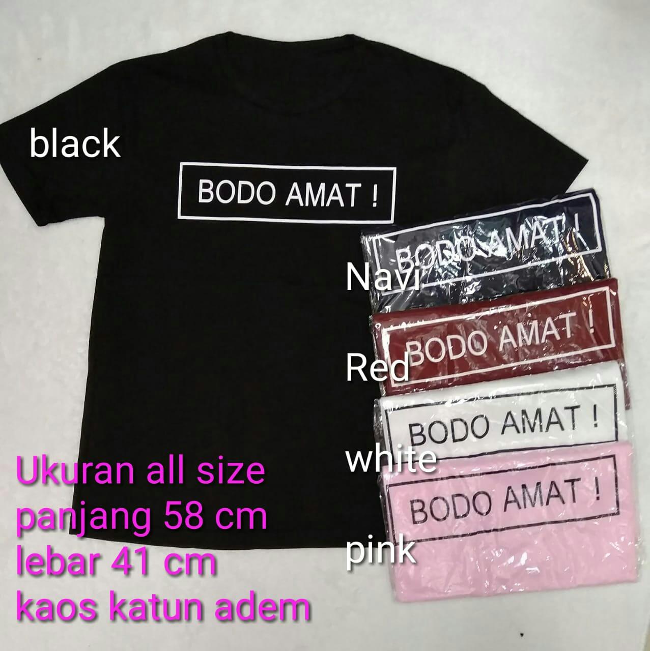Kaos adem kaos bodo amat