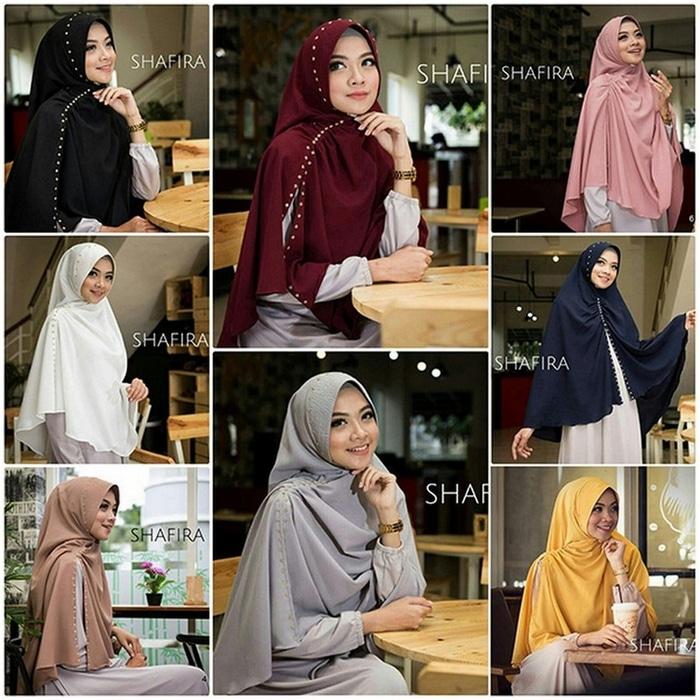 Jilbab cantik Khimar Syari Shafira Model Terbaru A4301