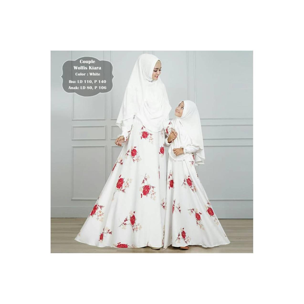 couple syar'i ibu dan anak / baju muslim / gamis / dress