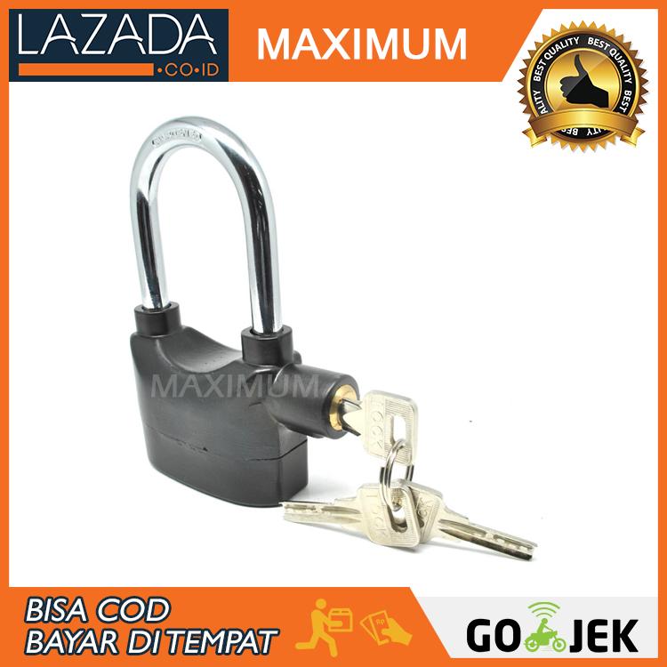 Gembok Alarm Motor Suara Anti Maling / Lock Siren