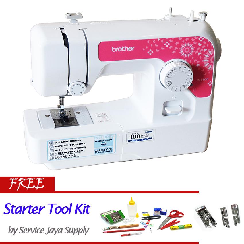PROMO!! TERMURAH Mesin Jahit Brother JS 1410 (Portable Multifungsi) mesin jahit / mesin jahit mini / jarum rajut / jarum jahit