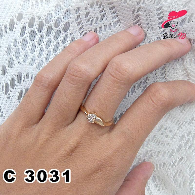 Jual Aksesoris Cincin Lapis Emas Love Gold C 3031