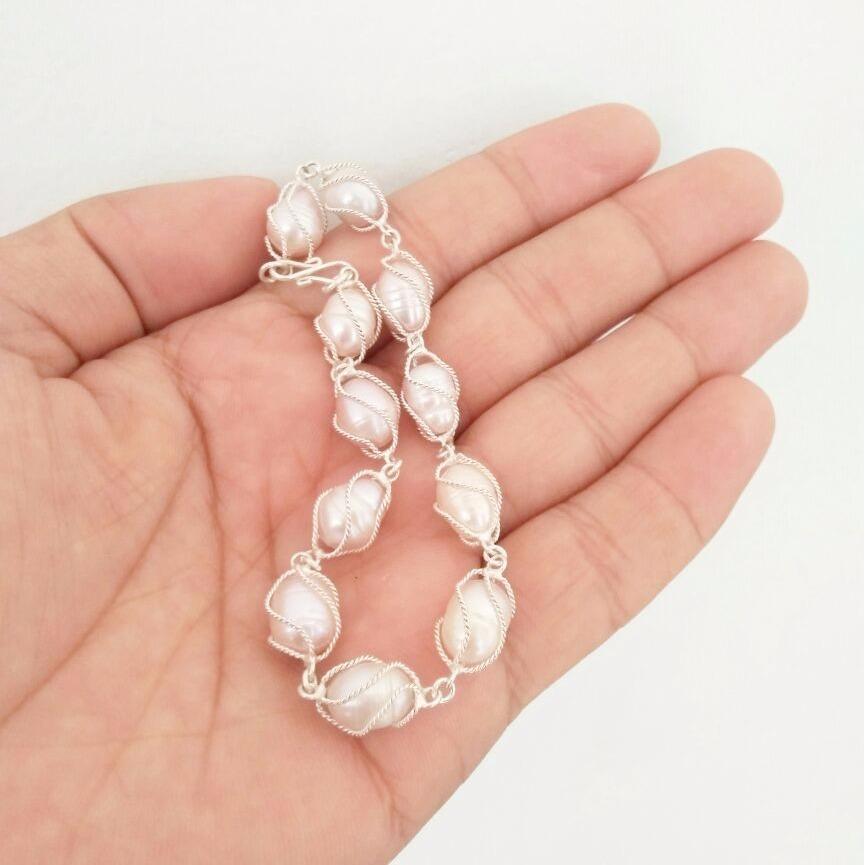 Gelang Mutiara Air Tawar Lombok Asli