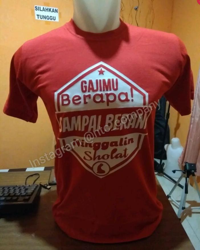 Kaos Gajimu Berapa Ninggalin Sholat