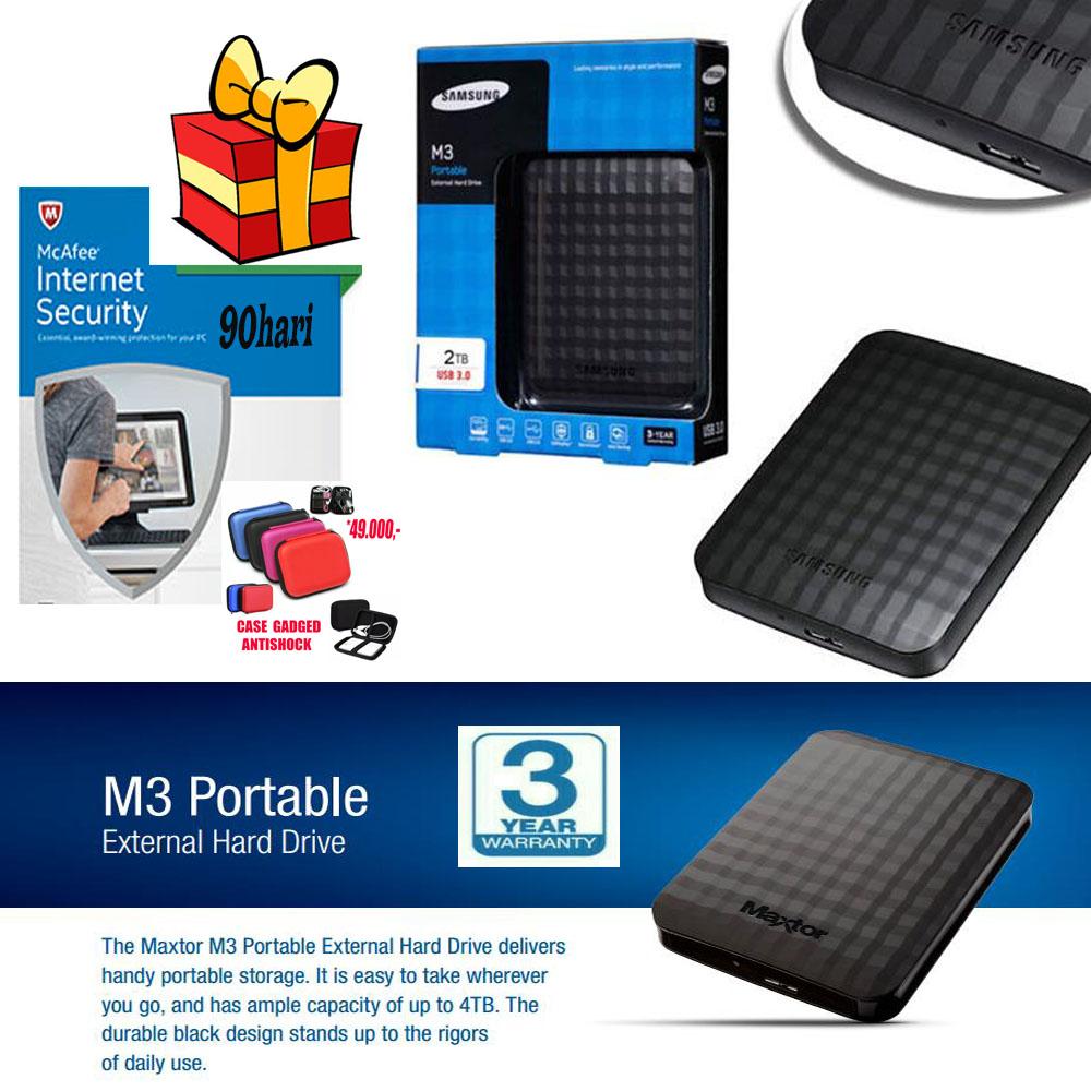 MAXTOR M3 2TB EKSTERNAL HARDDISK - SPECIAL GIFT